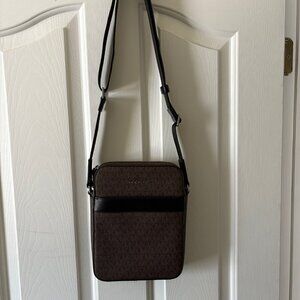 Brown/Black Michael Kors Cooper Flight Bag